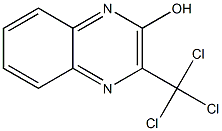 3-(Trichloromethyl)-2-quinoxalinol Struktur