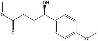 (R)-4-Hydroxy-4-(p-methoxyphenyl)butyric acid methyl ester Struktur