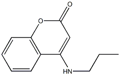 4-(Propylamino)coumarin Struktur