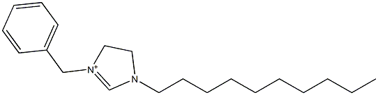 1-Decyl-4,5-dihydro-3-(phenylmethyl)-1H-imidazol-3-ium Struktur