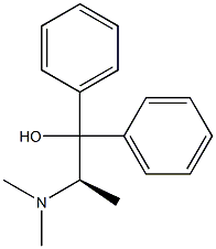 (+)-[(R)-1-(Dimethylamino)ethyl]diphenylmethanol Struktur