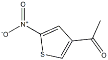 2-Nitro-4-acetylthiophene Struktur