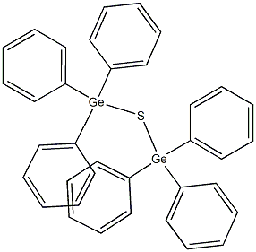 Bis(triphenylgermyl) sulfide Struktur