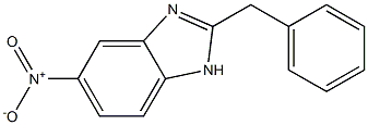 2-Benzyl-5-nitro-1H-benzimidazole Struktur