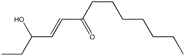 3-Hydroxy-4-tridecen-6-one Struktur