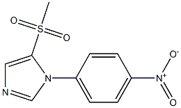 Methyl 1-(4-nitrophenyl)-1H-imidazol-5-yl sulfone Struktur