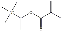 [1-(Methacryloyloxy)ethyl]trimethylaminium Struktur