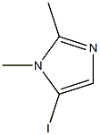 1,2-Dimethyl-5-iodo-1H-imidazole Struktur