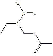 Acetic acid (ethylnitroamino)methyl ester Struktur