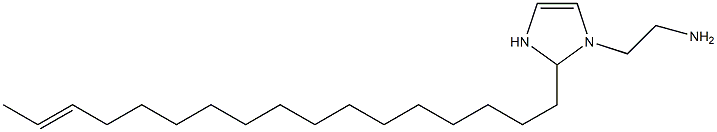 1-(2-Aminoethyl)-2-(15-heptadecenyl)-4-imidazoline Struktur