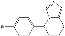 5,6,7,8-Tetrahydro-5-(4-bromophenyl)imidazo[1,5-a]pyridine Struktur