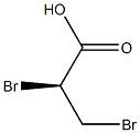 [S,(+)]-2,3-Dibromopropionic acid Struktur