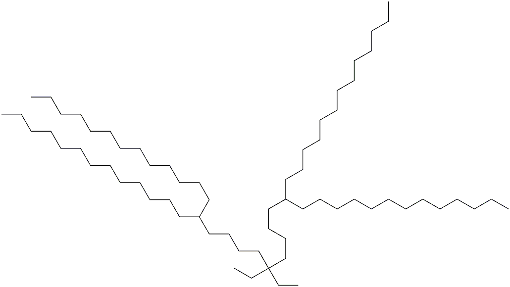 14,24-Ditridecyl-19,19-diethylheptatriacontane Struktur