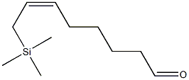 (6Z)-8-(Trimethylsilyl)-6-octenal Struktur