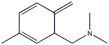 3-Methyl-N,N-dimethyl-6-methylene-2,4-cyclohexadiene-1-methanamine Struktur