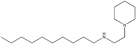 N-Decylpiperidine-1-ethanamine Struktur