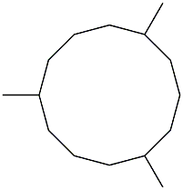 1,5,9-Trimethylcyclododecane Struktur