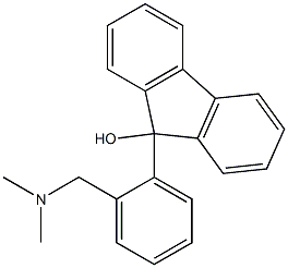 9-[2-[(Dimethylamino)methyl]phenyl]-9H-fluoren-9-ol Struktur