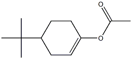 Acetic acid 4-tert-butyl-1-cyclohexenyl ester Struktur