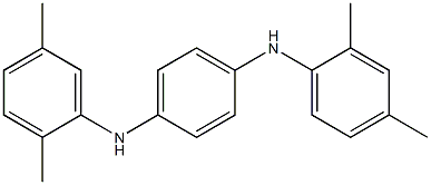 N-(2,4-Dimethylphenyl)-N'-(2,5-dimethylphenyl)-p-phenylenediamine Struktur