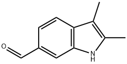 2,3-Dimethyl-1H-indole-6-carbaldehyde Struktur