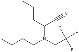 2-[N-(2,2,2-Trifluoroethyl)butylamino]pentanenitrile Struktur