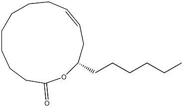 (9E,12S)-12-Hydroxy 9-octadecenoic acid lactone Struktur