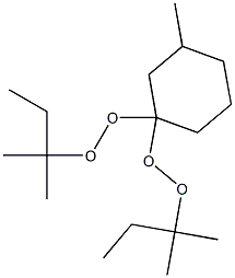 3-Methyl-1,1-bis(tert-pentylperoxy)cyclohexane Struktur