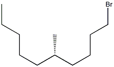 [S,(+)]-1-Bromo-5-methyldecane Struktur