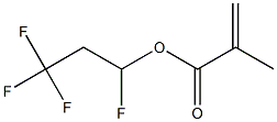 Methacrylic acid (1,3,3,3-tetrafluoropropyl) ester Struktur