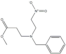 3-[Benzyl(2-nitroethyl)amino]propionic acid methyl ester Struktur