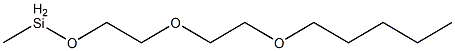 Methyl[2-[2-(pentyloxy)ethoxy]ethoxy]silane Struktur