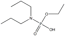 N,N-Dipropylamidophosphoric acid hydrogen ethyl ester Struktur