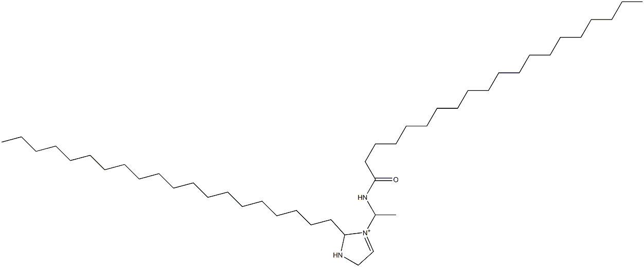 3-[1-(Icosanoylamino)ethyl]-2-icosyl-3-imidazoline-3-ium Struktur