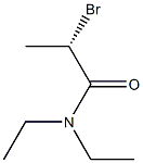 [S,(+)]-2-Bromo-N,N-diethylpropionamide Struktur