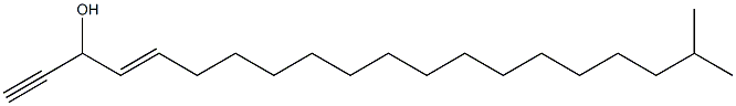 (4E)-19-Methylicosane-4-ene-1-yne-3-ol Struktur