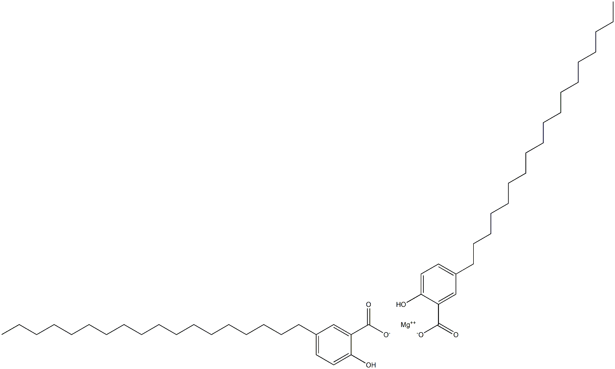 Bis(5-octadecylsalicylic acid)magnesium salt Struktur