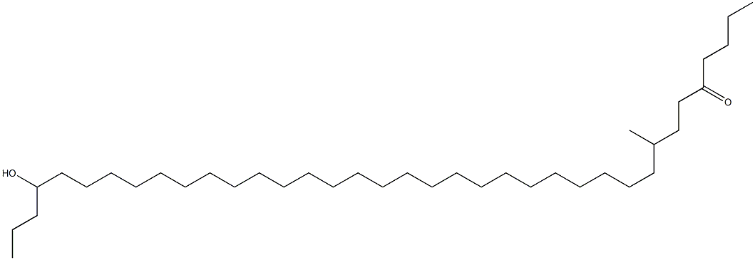 34-Hydroxy-8-methylheptatriacontan-5-one Struktur