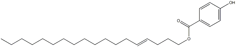 4-Hydroxybenzoic acid 4-octadecenyl ester Struktur