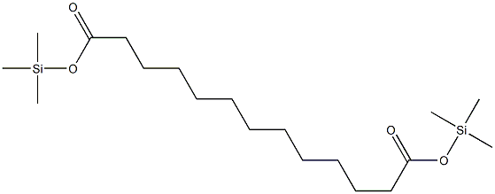 Tridecanedioic acid di(trimethylsilyl) ester Struktur