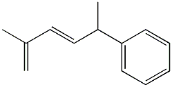 2-Methyl-5-phenyl-1,3-hexadiene Struktur