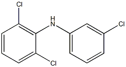 2,6-Dichlorophenyl 3-chlorophenylamine Struktur