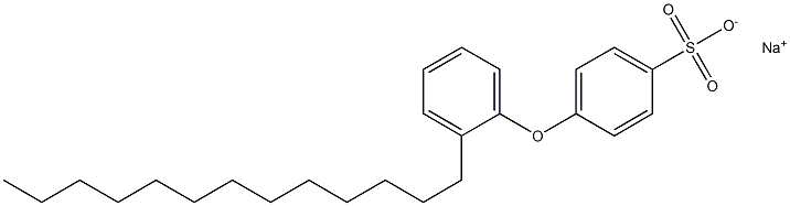 4-(2-Tridecylphenoxy)benzenesulfonic acid sodium salt Struktur