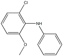 6-Chloro-2-methoxy-N-phenylaniline Struktur