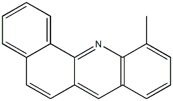 11-Methylbenz[c]acridine Struktur