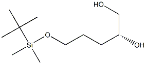 (2R)-5-[(tert-Butyldimethylsilyl)oxy]pentane-1,2-diol Struktur