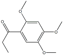 1-(2,4,5-Trimethoxyphenyl)propane-1-one Struktur