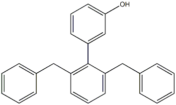 3-(2,6-Dibenzylphenyl)phenol Struktur