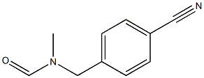 4-[[(Formyl)(methyl)amino]methyl]benzonitrile Struktur