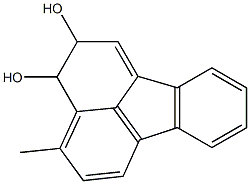 4,5-Dihydro-3-methylfluoranthene-4,5-diol Struktur